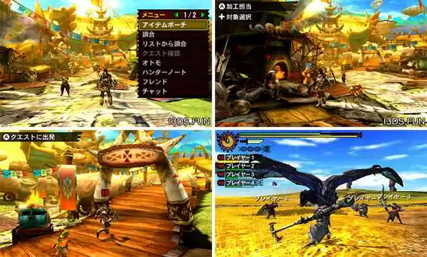 Monster Hunter 4 Screenshots